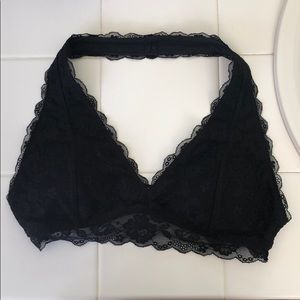 Hollister Girly Hicks Black Bralette